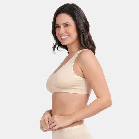 Envie Non-Padded Non-Wired Full Coverage Sleeping Bra - NVB1022 (Nude)