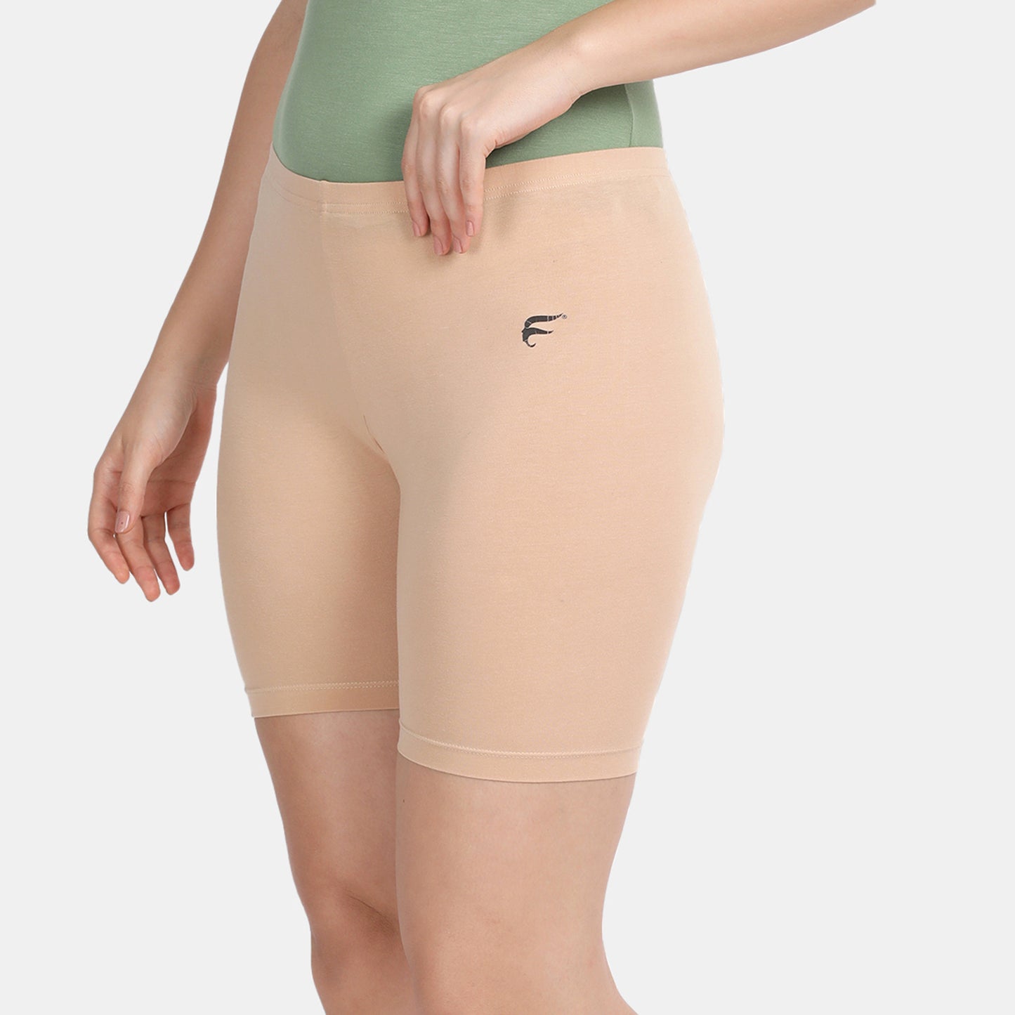 Envie Value+ Hugged Fit Thigh Length Cycling Shorts - NVS5019