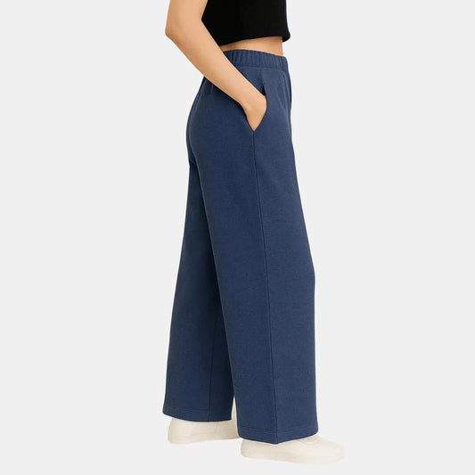 Envie Relaxed Fit Wide Leg Baggy Pant – NVTP8016 (Dark Denim)