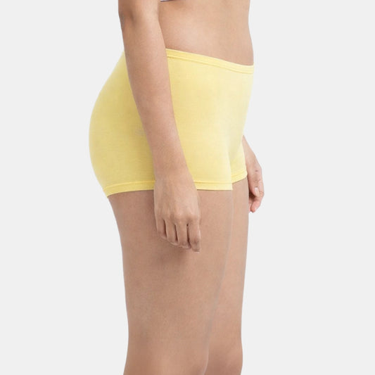Envie Regular Fit Mid Rise Boyshorts - NVS5018 (Yellow)