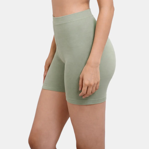 Envie Hugged Fit Thigh Length Cycling Shorts - NVS5019 (Reseda)