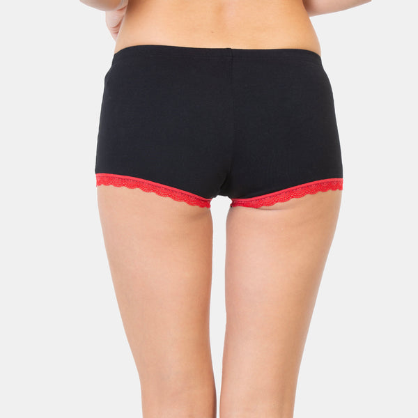 Envie Dualtone Hugged Fit Lace Micro Mini - NVS5008 (Black)