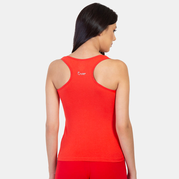 Envie U-Neck Short Length Racerback Tank Top - NVC3003 (Coral Red)