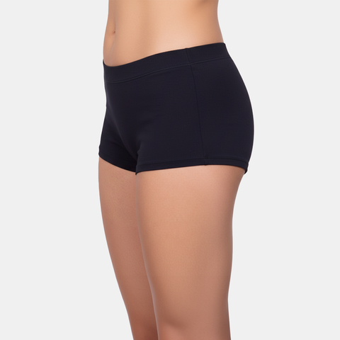 Envie High Rise Full Coverage Boyshorts - NVP2065 (Black)