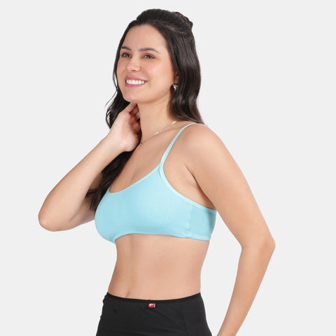 Envie Value+ Girls Non-Padded Non-Wired Full Coverage Teenage Bra - EVEGBA006 (Blue Curacao)