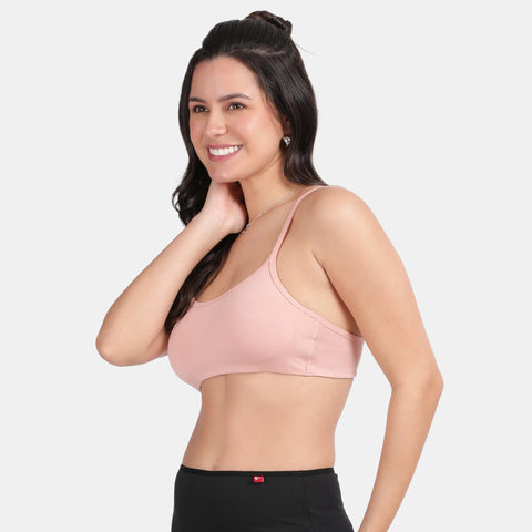 Envie Value+ Girls Non-Padded Non-Wired Full Coverage Teenage Bra - EVEGBA006 (Peach)