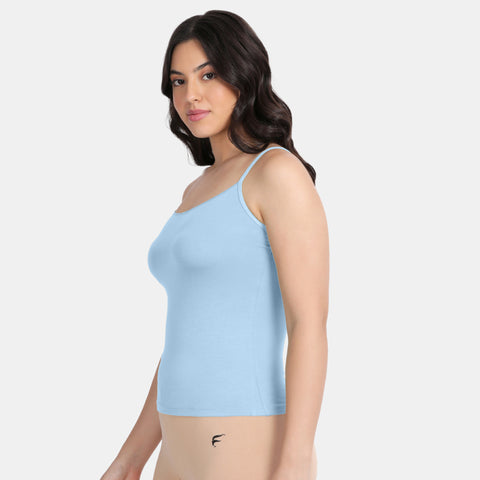 Envie Regular Fit Scoop Neck Short Length Camisole - NVC3031 (Blue)