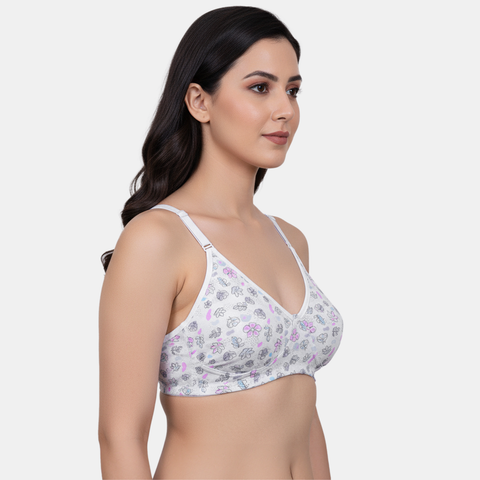 Envie Non-Padded Non-Wired 3/4th Coverage Minimiser Bra - NVB1145 (Assorted)