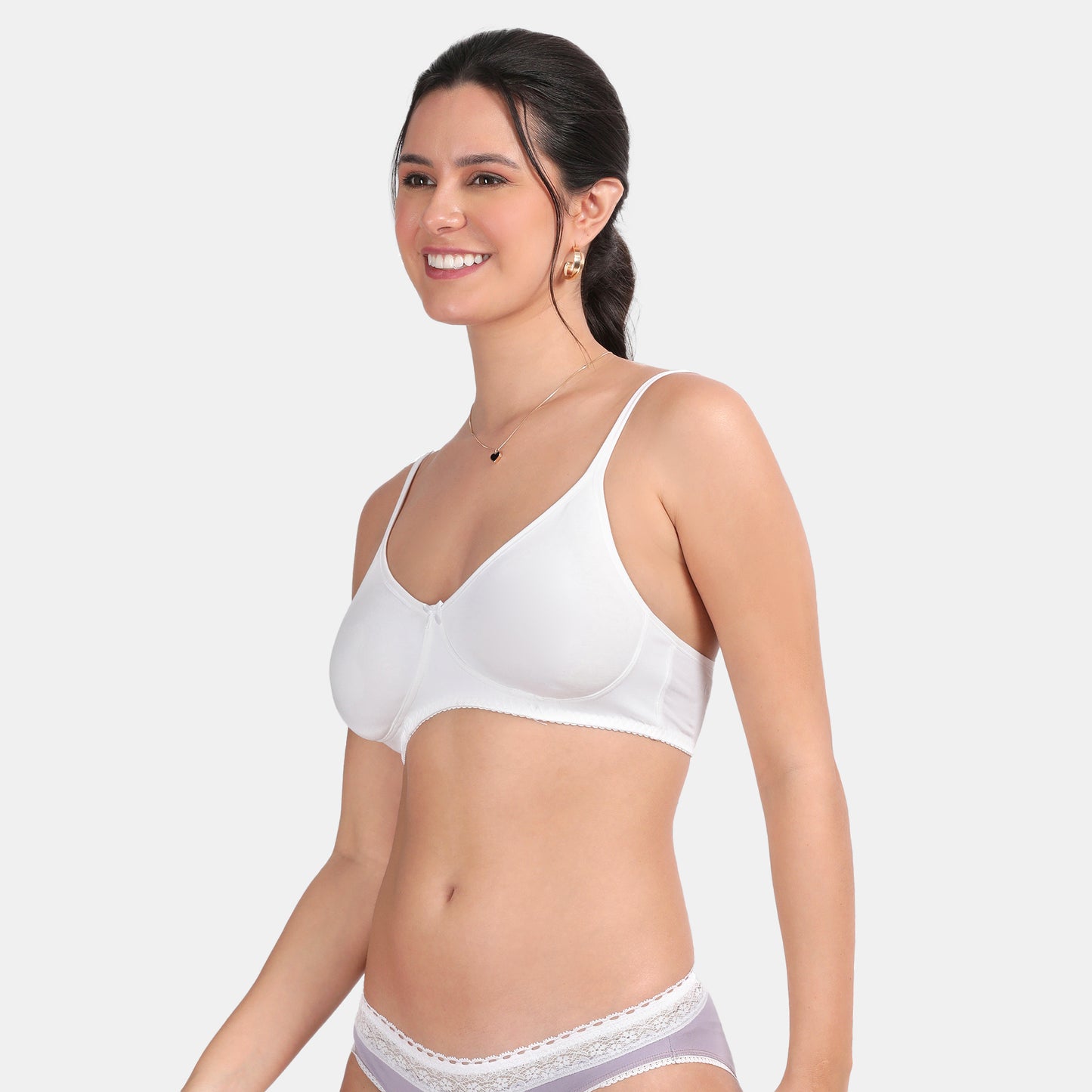 Envie Non-Padded Non-Wired 3/4th Coverage T-Shirt Bra - NVB1057