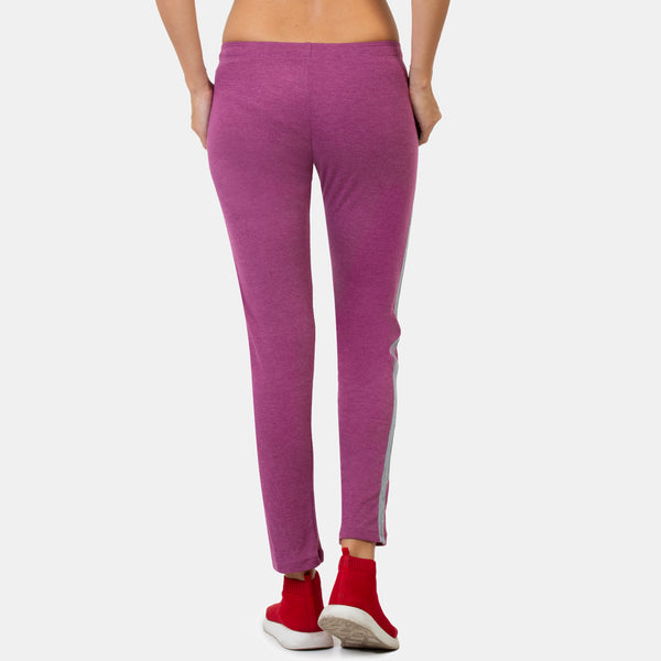 Envie Narrow Fit Ankle Length Track Pant - NVTP8004 (Amethyst)