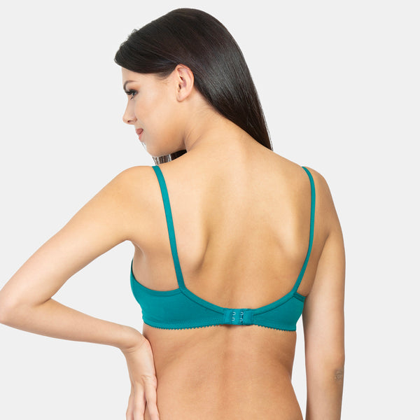 Envie Non-Padded Non-Wired 3/4th Coverage Minimizer Bra - NVB1001 (Green)