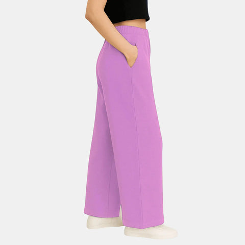Envie Relaxed Fit Wide Leg Baggy Pant – NVTP8016 (Lilac)