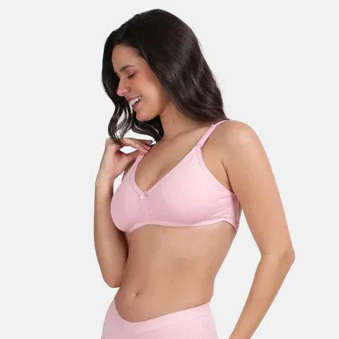Envie Non-Padded Non-Wired 3/4th Coverage Backless Bra - NVB1120 (Light Pink)