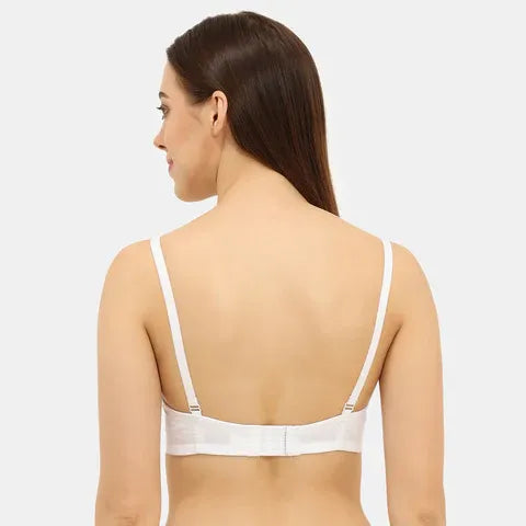 Seamless white t shirt bra Envie full coverage non wired non padded lightweight invisible bra for women