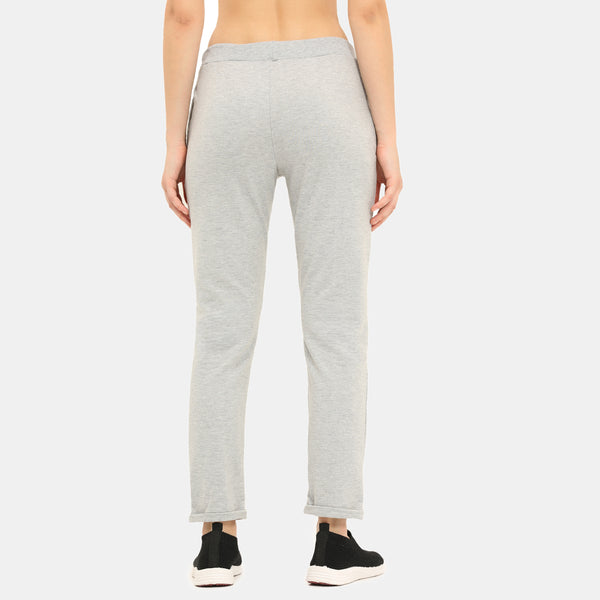 Envie Regular Fit Ankle Length Track Pant - NVTP8011 (Grey Melange)