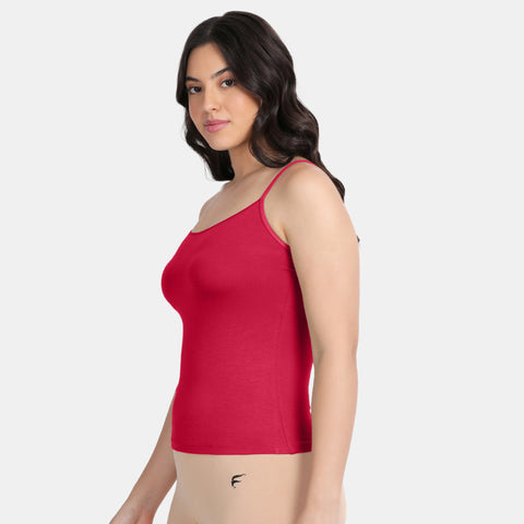Envie Regular Fit Scoop Neck Short Length Camisole - NVC3031 (Maroon)