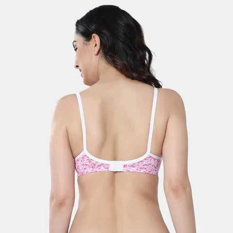 3/4th coverage minimiser bra Envie NVB1109 non padded non wired breathable fabric assorted colors bra