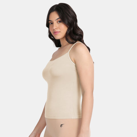 Envie Regular Fit Scoop Neck Short Length Camisole - NVC3031 (Nude)