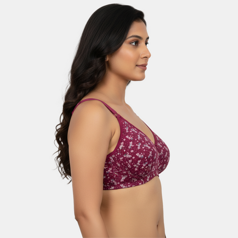 Envie Non-Padded Non-Wired 3/4th Coverage Minimiser Bra - NVB1145 (Assorted)