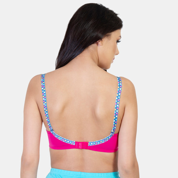 Envie Padded Non-Wired 3/4th Coverage T-Shirt Bra - NVB1043 (Fusia)