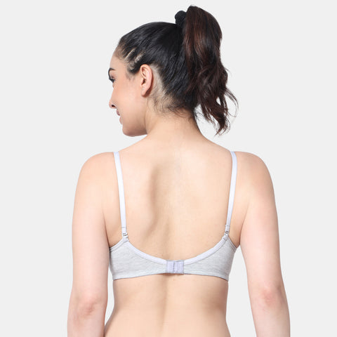 Envie Padded Non-Wired 3/4th Coverage T-Shirt Bra - NVB1007 (Grey Melange)