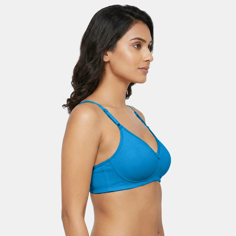 Envie Non-Padded Non-Wired 3/4th Coverage T-Shirt Bra - NVB1002 (Royal Blue)