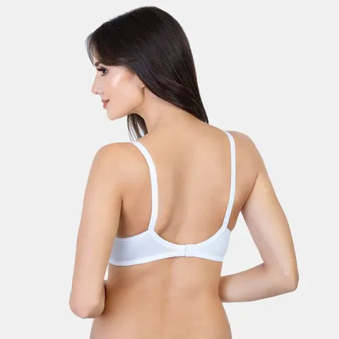 Envie Non-Padded Non-Wired 3/4th Coverage Maternity Bra - NVB1023 (White)