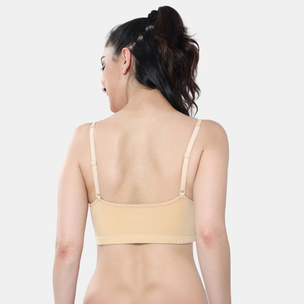 Envie Girls Non-Padded Non-Wired Full Coverage Beginners Bra - NVGB1113 (Nude)