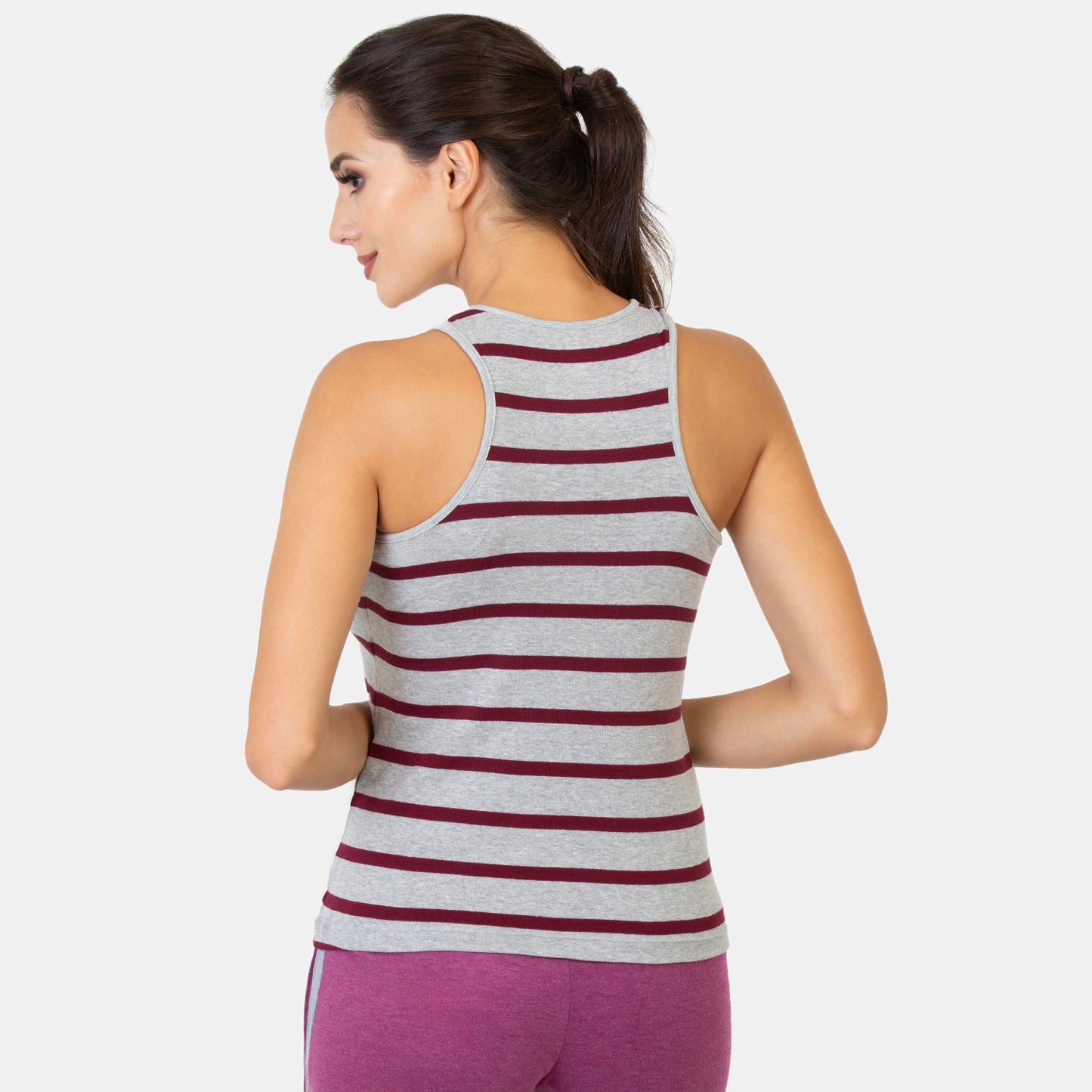 Envie Relaxed Fit Racerback Short Length Tank Top - NVC3009