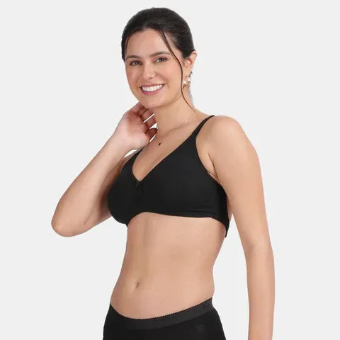 Envie Non-Padded Non-Wired 3/4th Coverage Backless Bra - NVB1120 (Black)