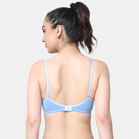 Envie Padded Non-Wired 3/4th Coverage T-Shirt Bra - NVB1007 (Blue)