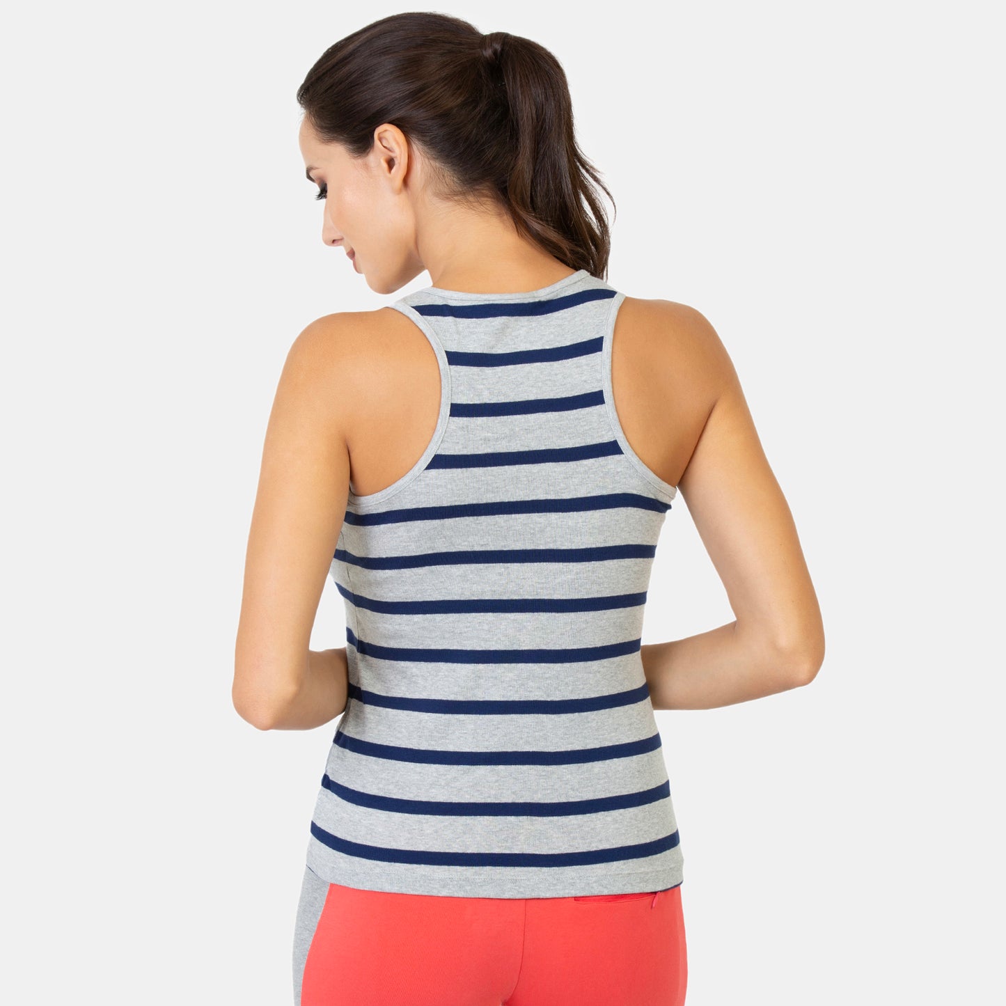 Envie Relaxed Fit Racerback Short Length Tank Top - NVC3009