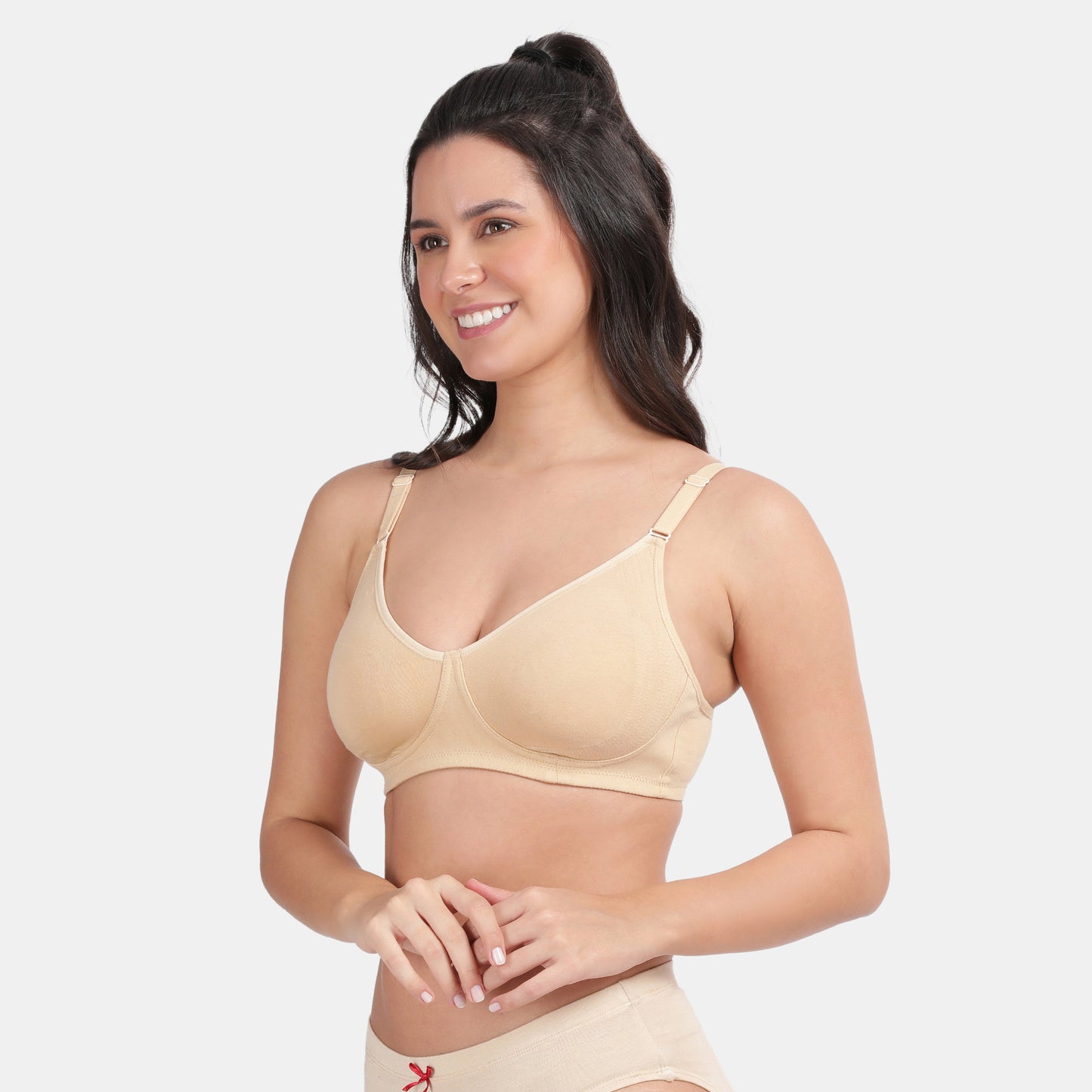 Envie Value+ Non-Padded Non-Wired 3/4th Coverage Minimiser Bra - NVB1024