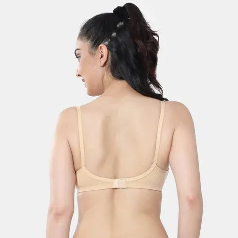 Seamless nude minimiser bra Envie 3/4th coverage non wired lightweight invisible bra for women
