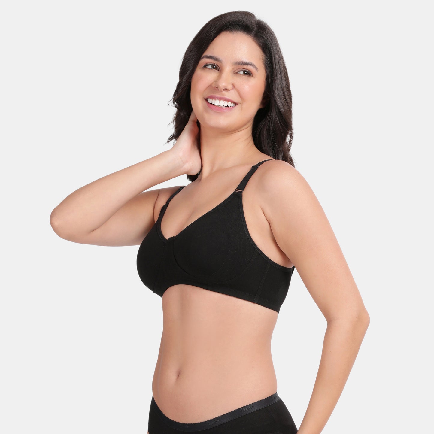 Envie Value+ Non-Padded Non-Wired 3/4th Coverage Minimiser Bra - NVB1024