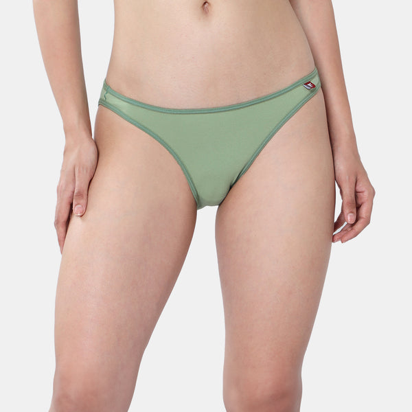 Envie Low Rise Half Coverage Bikini (Pack of 2) - NVP2055 (Green Denim)