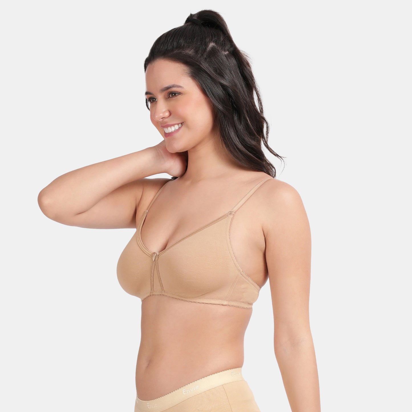 Envie Non-Padded Non-Wired 3/4th Coverage T-Shirt Bra - NVB1058