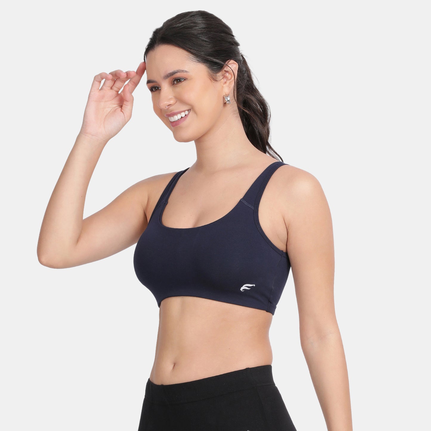 Envie Padded Non-Wired 3/4th Coverage Sports Bra - NVB1123