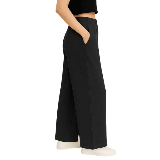 Envie Relaxed Fit Wide Leg Baggy Pant – NVTP8016 (Black)
