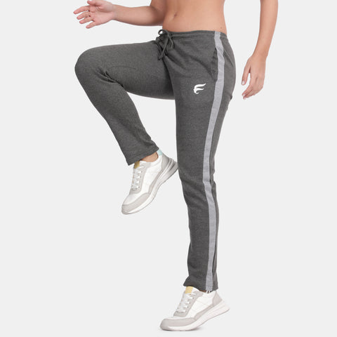 Envie Regular Fit Ankle Length Track Pant - NVTP8002 (Anthra Grey)