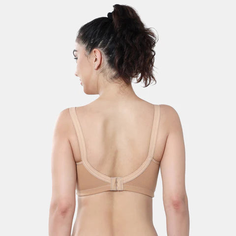 Nude t shirt bra Envie non wired non padded full coverage seamless bra invisible under white clothes daily wear