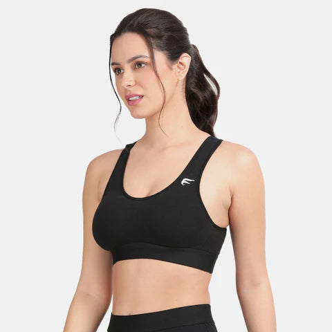 Envie Padded Non-Wired Full Coverage Sports Bra - NVB1070 (Navy Navy)