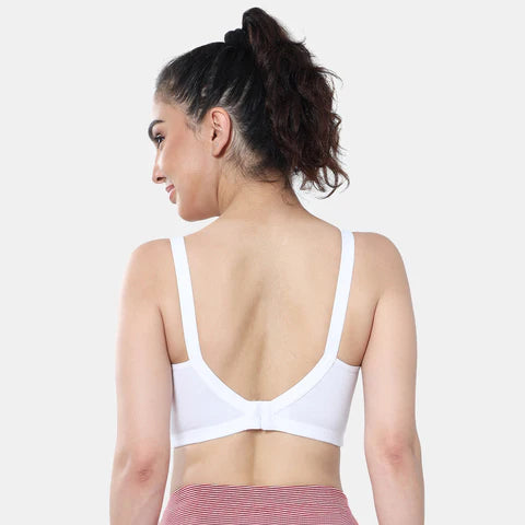 Envie Non-Padded Non-Wired Full Coverage T-Shirt Bra - NVB1106 (White)