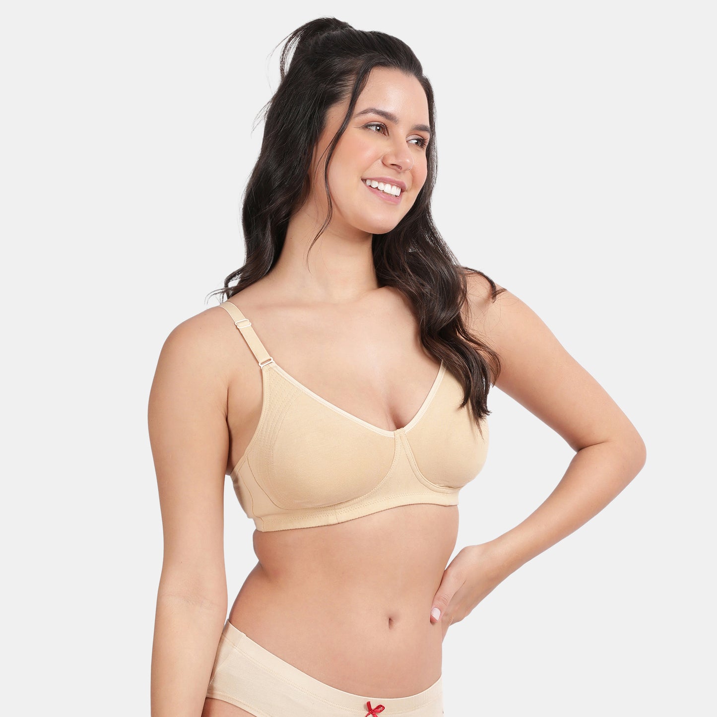 Envie Value+ Non-Padded Non-Wired 3/4th Coverage Minimiser Bra - NVB1024