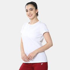 Envie Regular Fit Short Sleeve T-Shirt - NVTS1001 (White)