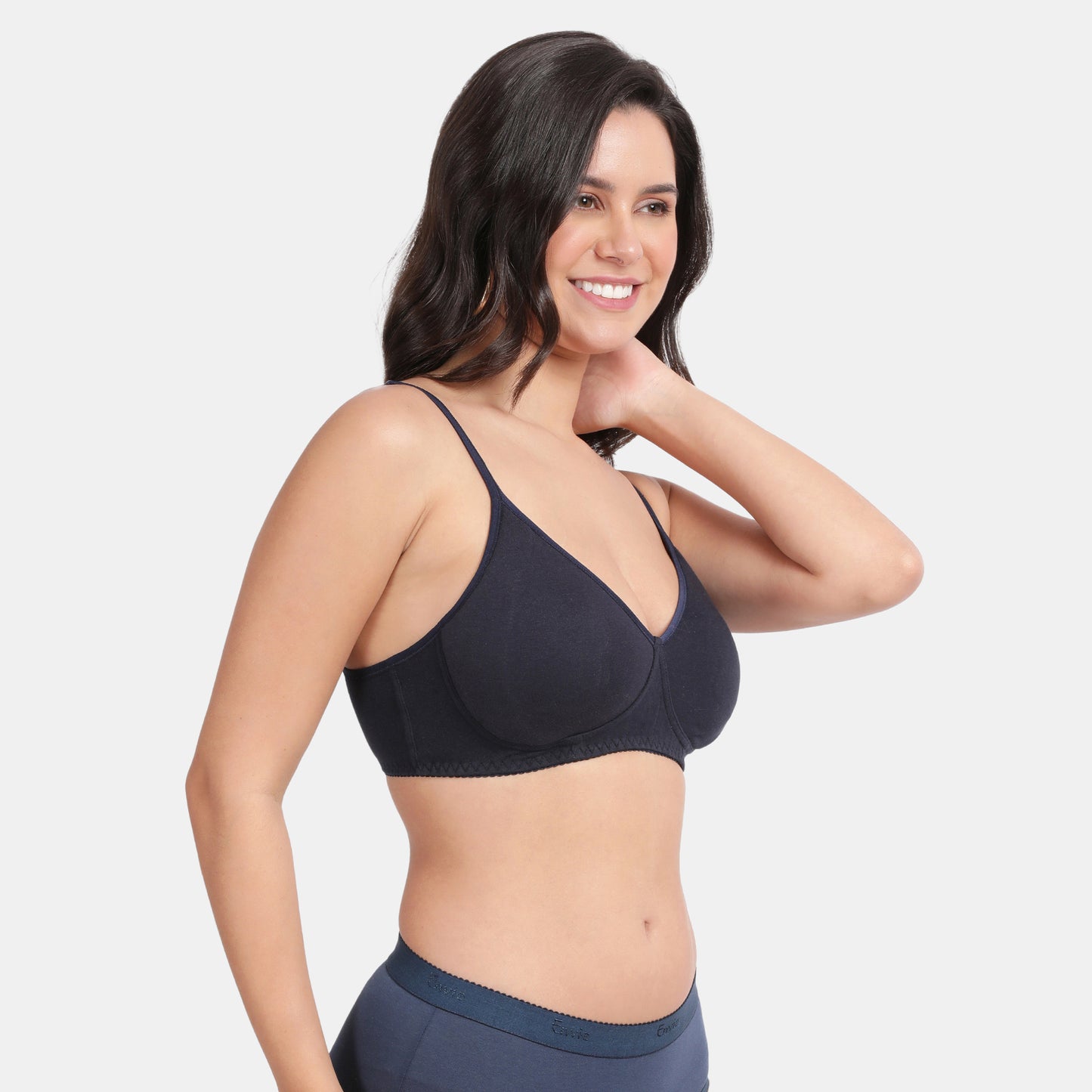 Envie Non-Padded Non-Wired 3/4th Coverage T-Shirt Bra - NVB1057