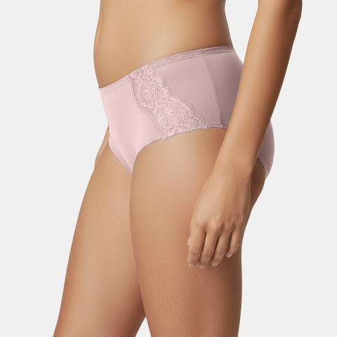 Envie Mid Rise 3/4th Coverage Lace Hipster - NVP2067 (Mouse)