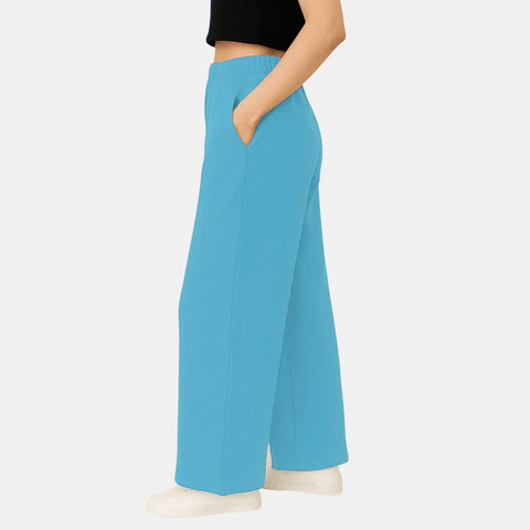 Envie Relaxed Fit Wide Leg Baggy Pant – NVTP8016 (Light Blue)