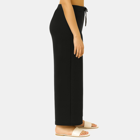 Envie Regular Fit Wide Leg Baggy Pant – NVTP8017 (Black)