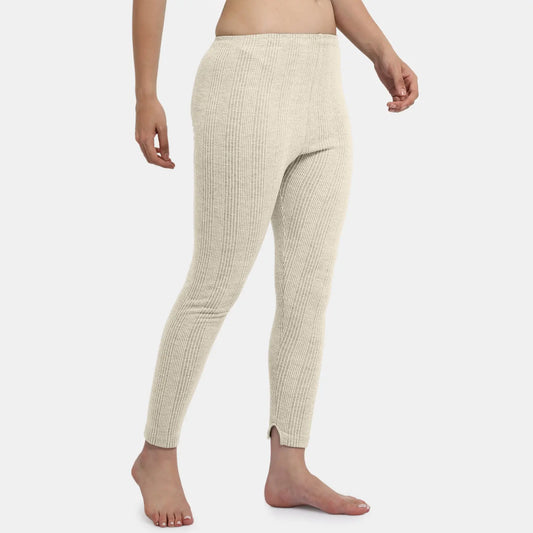 Envie Regular Fit Ankle Length Thermal Pant NVTHTM114 (Grey Melange)